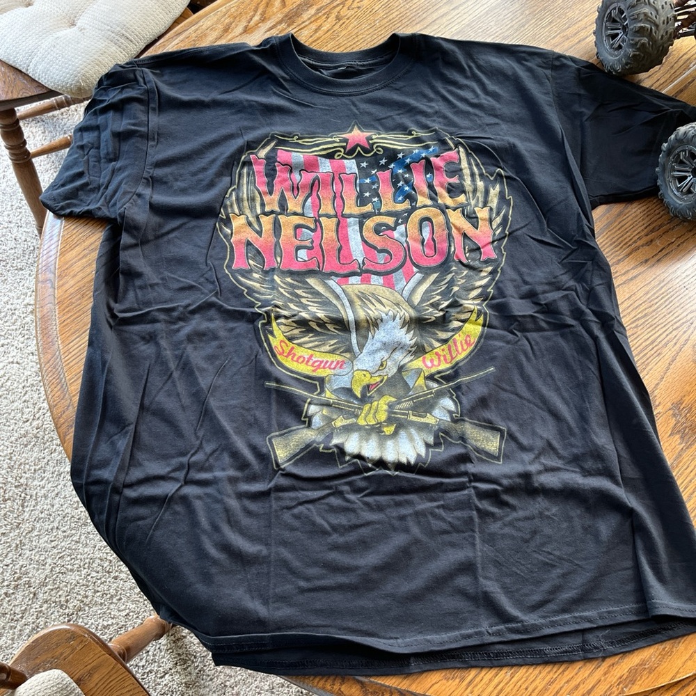 Zion Rootswear Black Willie Nelson Tee